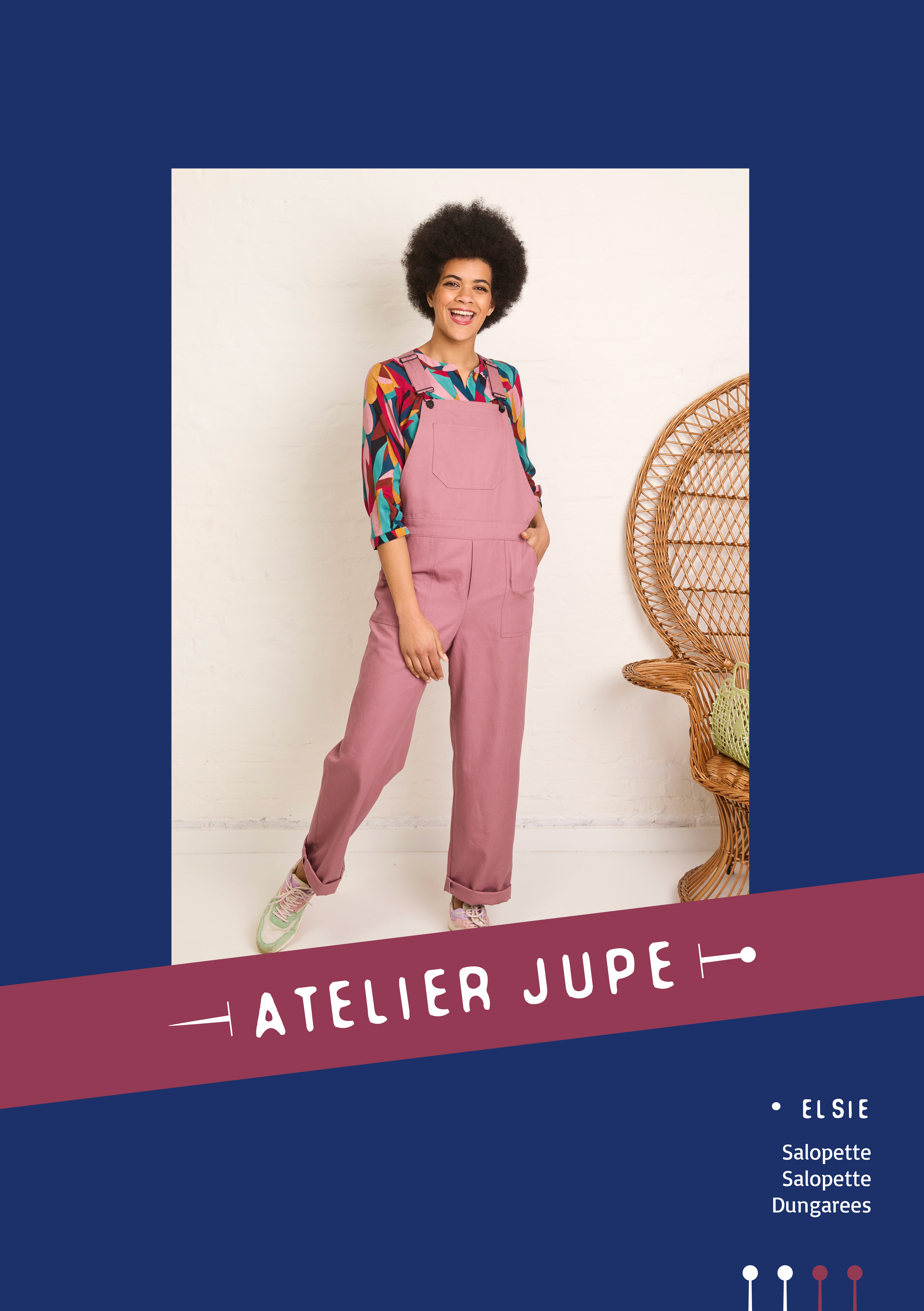 Patroon salopette "Elsie" van Atelier Jupe